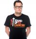 Stand Up To Cancer black Men's T-shirt 